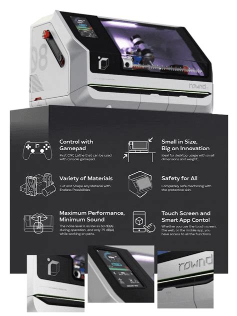 rownd cnc machine|kickstarter rownd lathe.